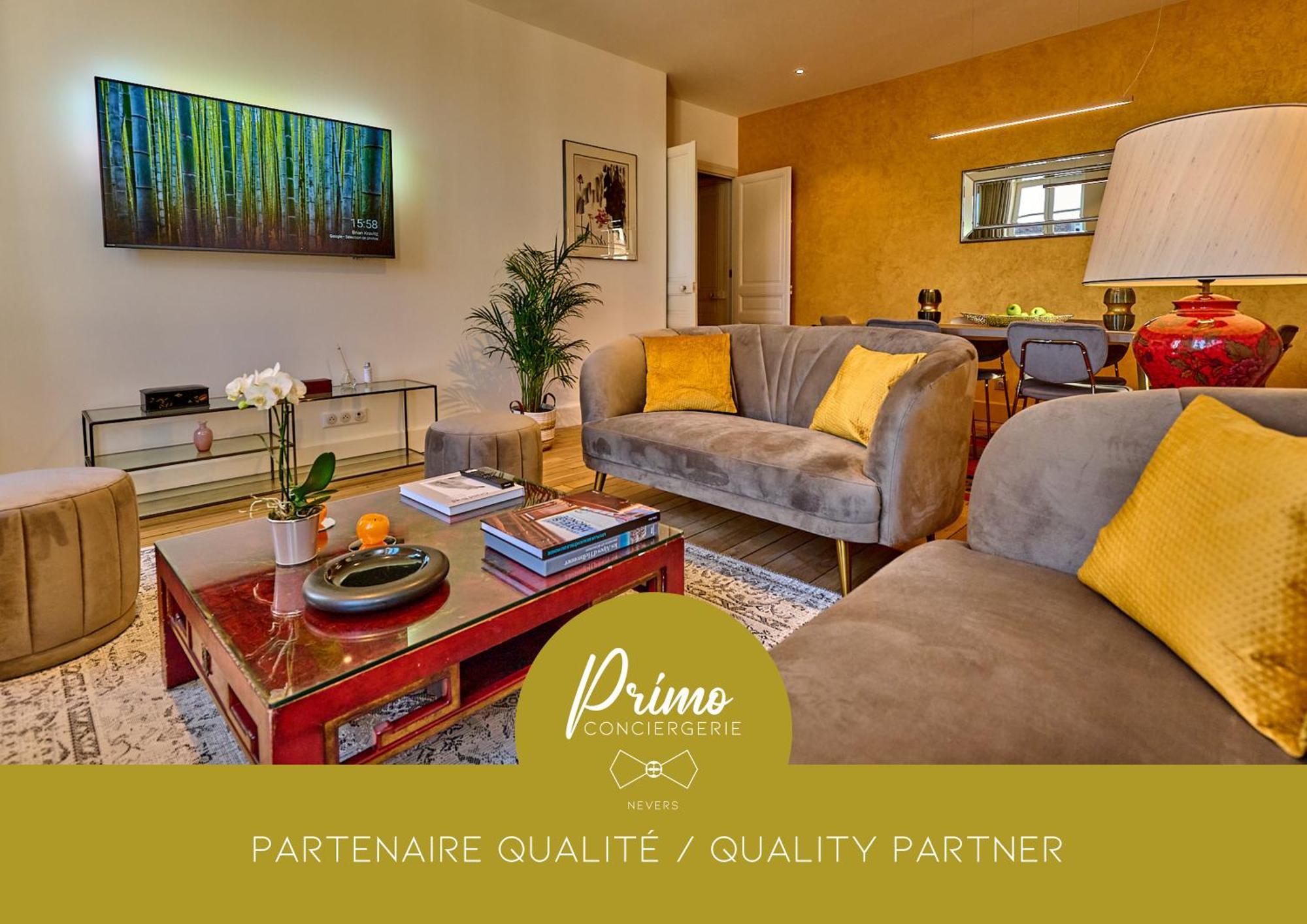 Appartement Montagnon - Les Suites Du Palais - Classe 4 Etoiles, Parking Prive, Vue Cathedrale, 3 Chambres, Primo C0Nciergerie Nevers Exteriér fotografie